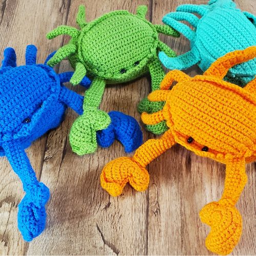 Toy Crab crochet pattern